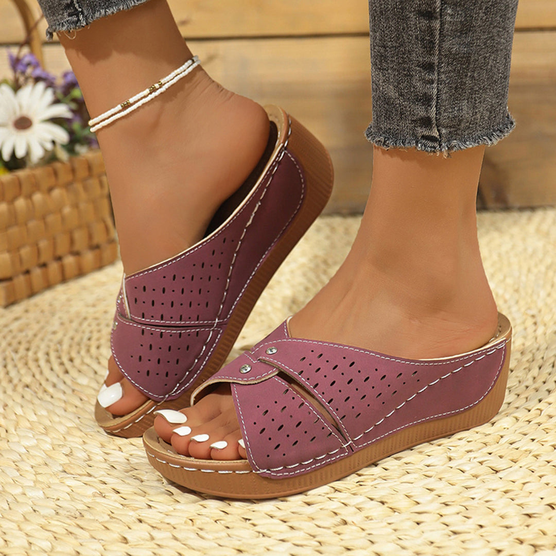 Damen Komfortable und atmungsaktive Zehentrenner-Sandalen R&B