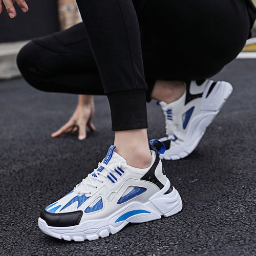 Damen Sportliche Mesh Sneakers mit dämpfendem Profil und atmungsaktiver Konstruktion R&B