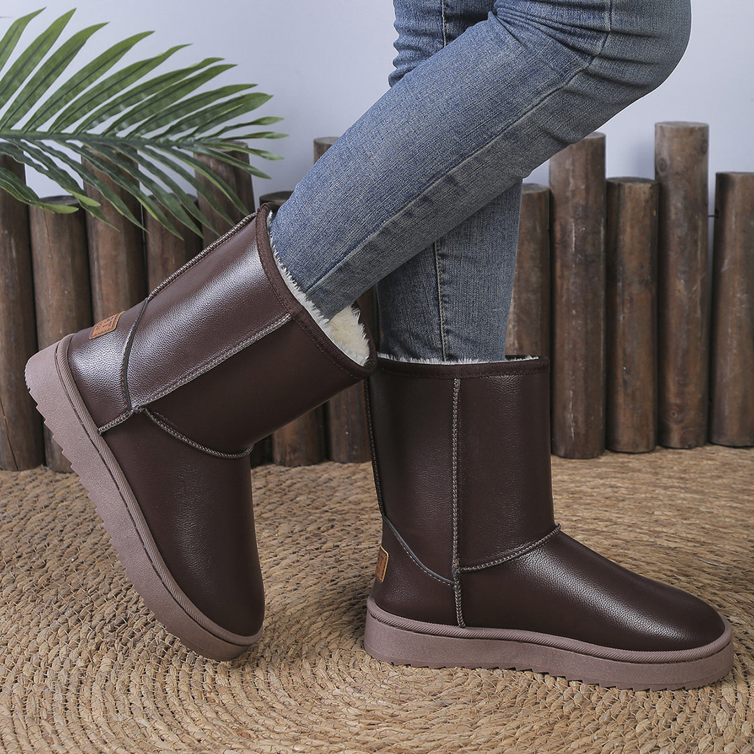 Damen Kuschelige Winterboots R&B