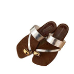 Damen Komfortable Sandalen mit dekorativem Riemen und ergonomischer Sohle R&B