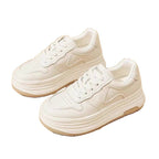 Damen Sneakers mit hoch, dämpfender Plattform und sportlichem Design