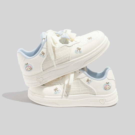 Damen Sneakers mit verspieltem Obstmotiv und atmungsaktiver Oberfläche R&B