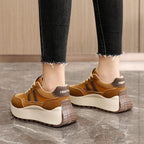 Damen Modische Chunky Sneakers mit dämpfendem Sohlenprofil und atmungsaktivem Obermaterial R&B