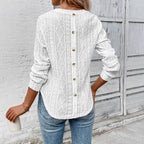 Damen Strickpullover mit strukturiertem Design R&B