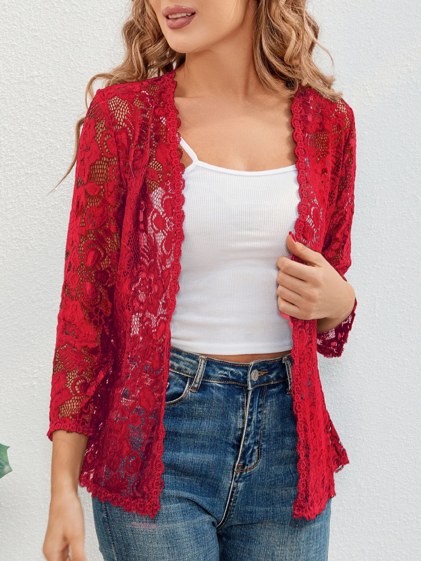 R&B | Eleganter Blazer mit Spitze