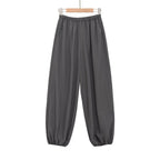Damen Sportliche Sweatpants mit elastischem Bund und weiten Beinen R&B