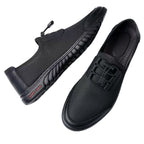 Damen Komfortable Mesh-Sneaker mit elastischer Schnürung und rutschfester Sohle R&B