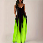 Damen Maxikleid mit elegantem Schnitt und seitlichen Taschen R&B