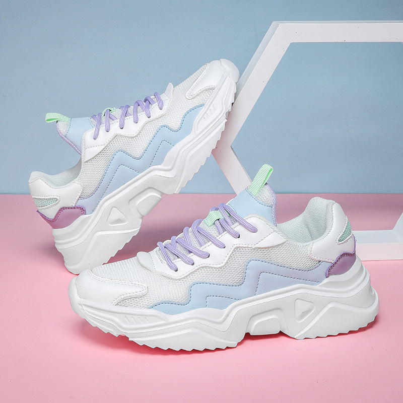 Damen Sportliche Sneakers mit atmungsaktiver Struktur und dämpfender Sohle