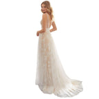 Damen Elegantes Tüll Abendkleid mit floralem Design und transparenter Oberfläche R&B