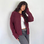 Damen Strickjacke mit praktischen Knopfdetails und lässigem Schnitt R&B