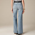 Damen Weite Jeans mit modischem Saum