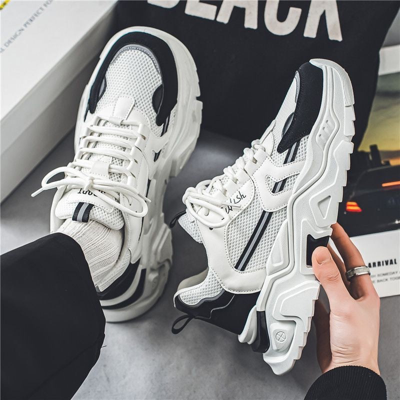 Damen Sportliche Chunky Sneakers mit atmungsaktivem Mesh-Obermaterial und dämpfendem Sohlenprofil