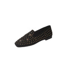 Damen Elegante Mokassins mit Glitzer-Applikationen R&B