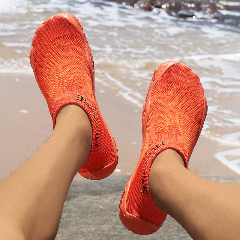 Damen Flexible Aquaschuhe mit elastischem Design und rutschfester Sohle