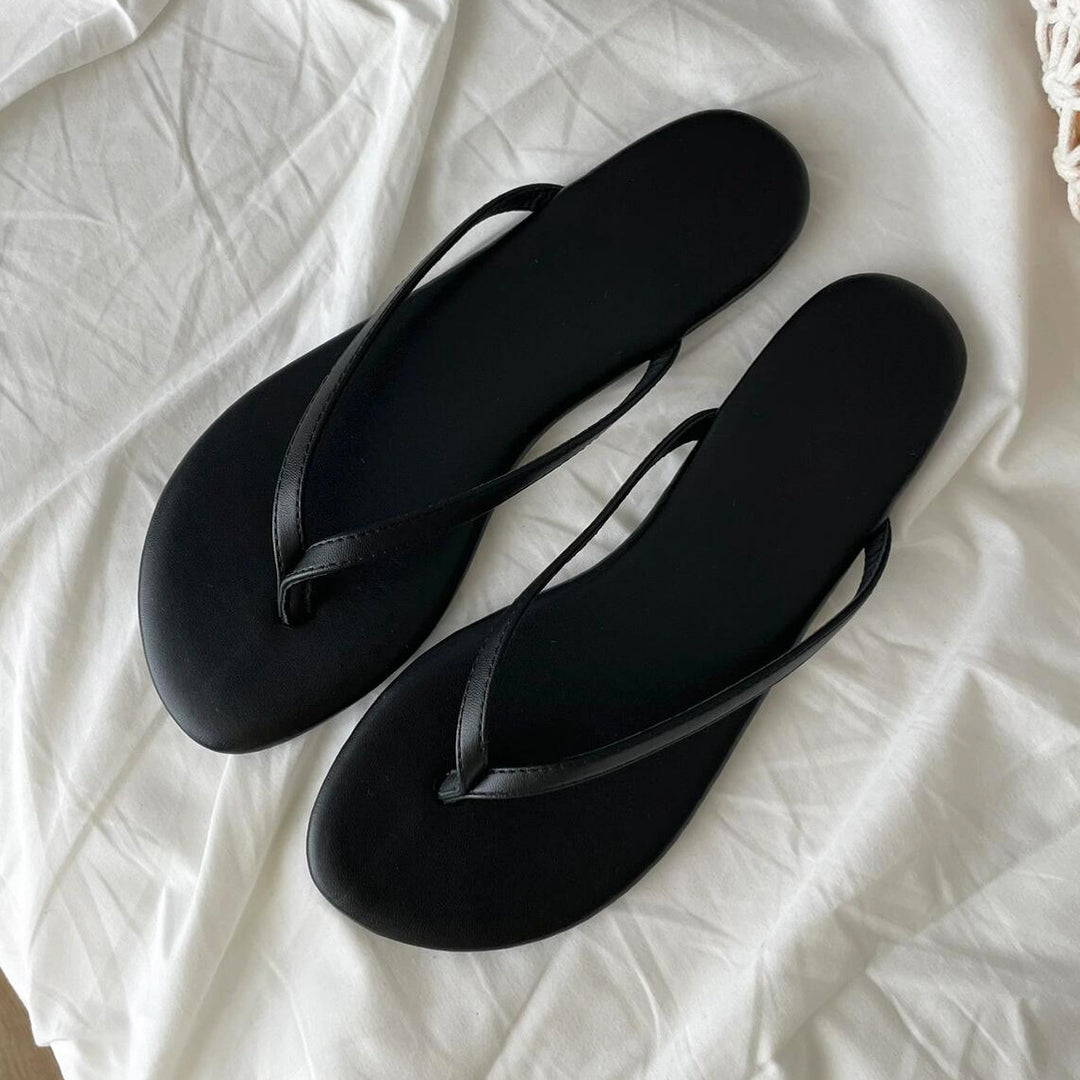 Damen Zehentrenner-Sandalen mit ergonomischem Fußbett und minimalistischer Silhouette R&B