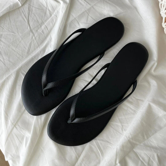 Damen Zehentrenner-Sandalen mit ergonomischem Fußbett und minimalistischer Silhouette R&B