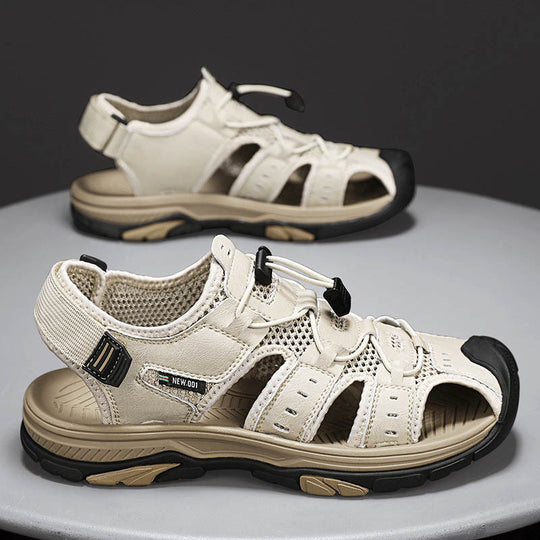 Damen Sportliche Freizeitsandalen mit atmungsaktivem Netz und rutschfester Sohle R&B