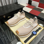 Damen Sportliche Lifestyle Sneakers mit atmungsaktiver Strickoberfläche R&B