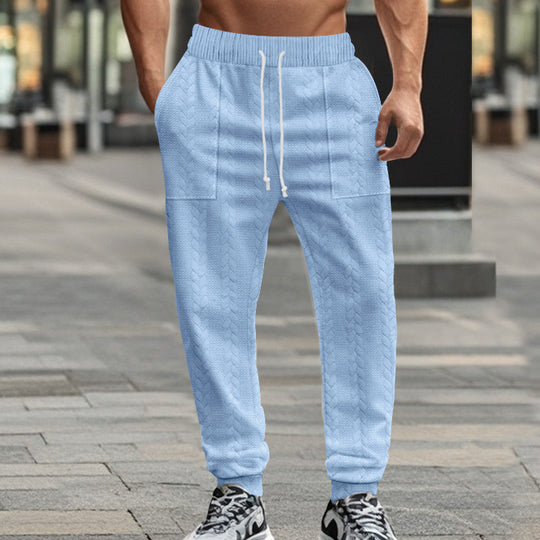 Herren modische Sweatpants mit strukturiertem Design und praktischen Taschen R&B