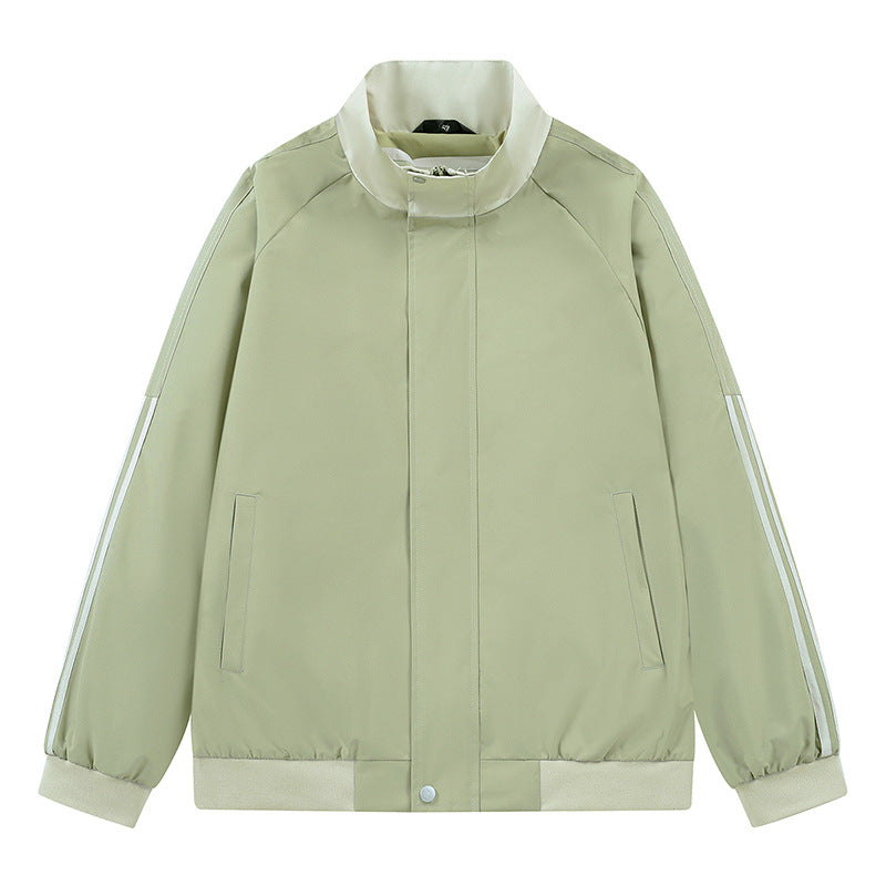 Damen sportliche Übergangsjacke mit hohem Kragen und seitlichen Eingrifftaschen