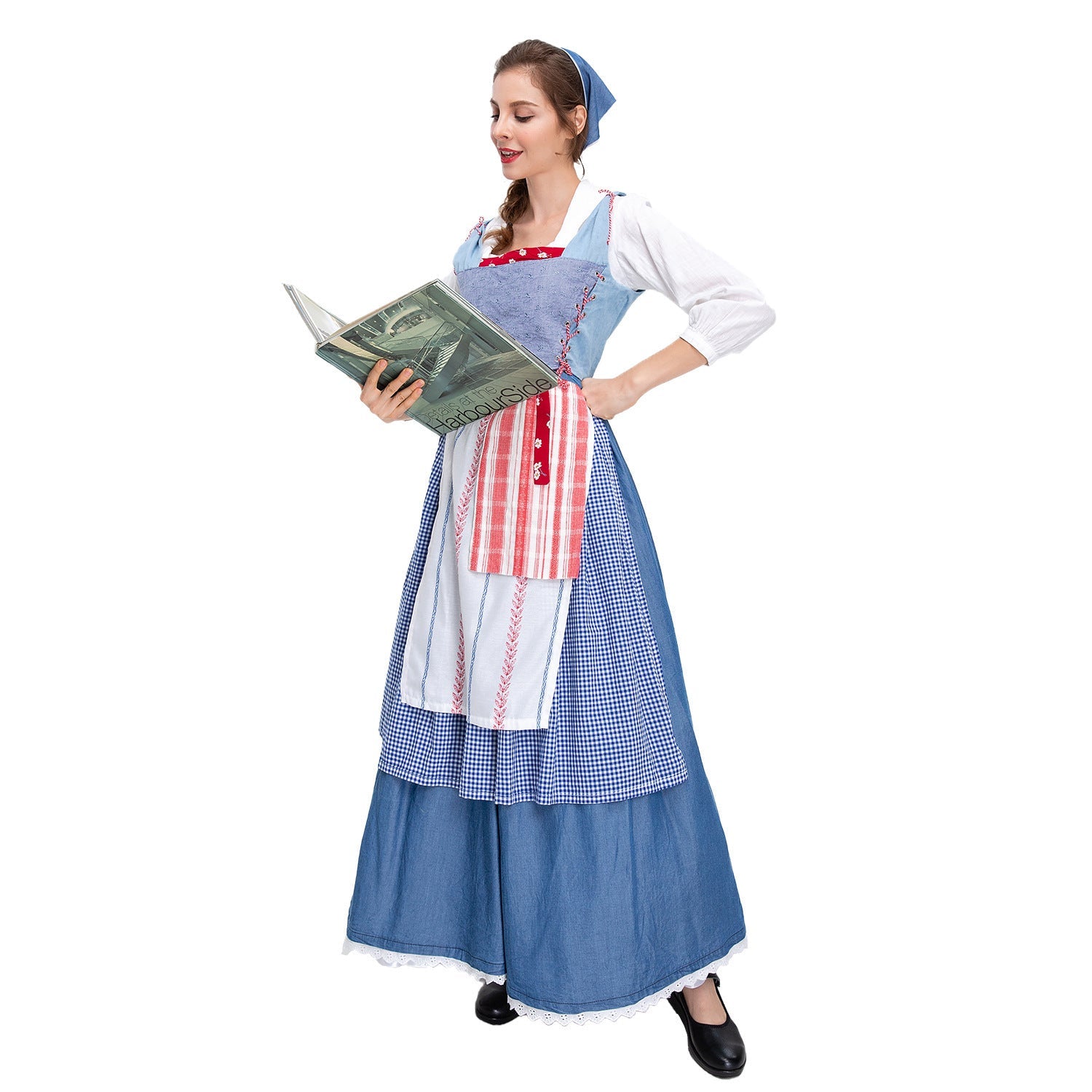 Damen Trachtenkleid mit nostalgischem Design und aufwendigen Details R&B