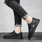 Damen Komfortable Sneakers mit trendigem Krokodil-Design R&B