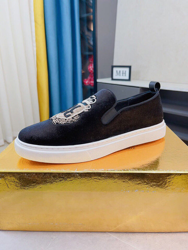 Damen Slip-On Sneakers mit modischem Zierdetail und gepolsterter Sohle R&B