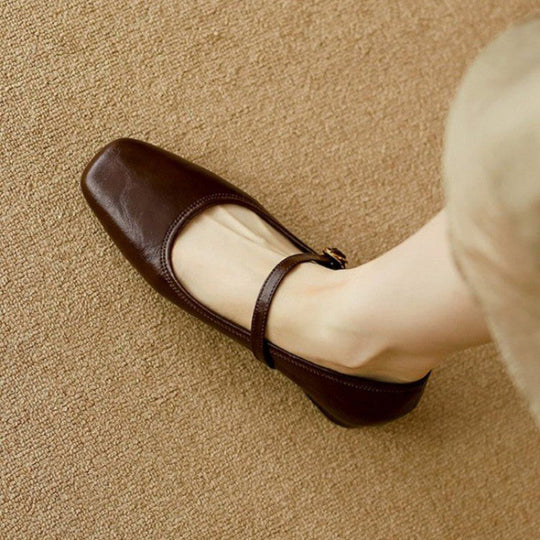 Damen Ballerinas mit modischem Riemchen R&B