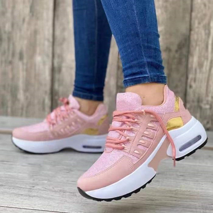 Damen modische Sneaker mit atmungsaktiver Mesh-Oberfläche und stützendem Fußbett R&B