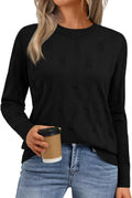 Damen Strickpullover mit strukturiertem Muster und lässigem Schnitt R&B