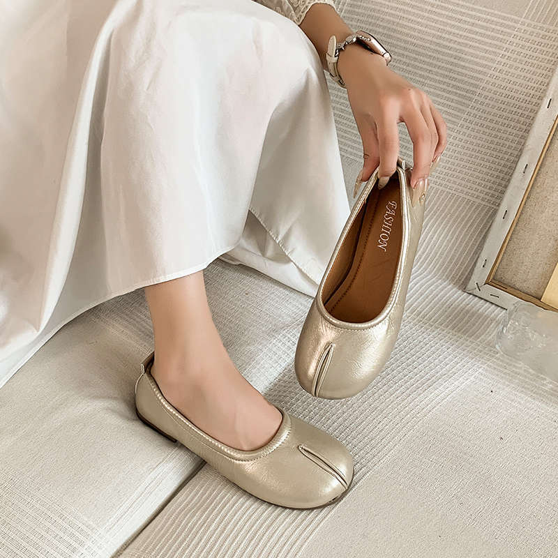 Damen Bequeme Leder-Mokassins mit elegantem Design R&B