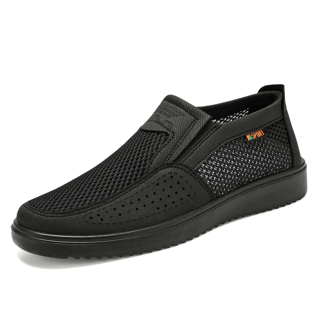 Damen Sportliche Mesh Slip-On Sneakers mit rutschfester Sohle R&B
