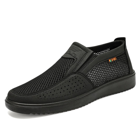 Damen Sportliche Mesh Slip-On Sneakers mit rutschfester Sohle R&B