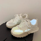 Damen Sportliche Sneakers mit atmungsaktivem Mesh-Obermaterial und dämpfender Sohle R&B