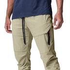 Herren Komfortable Cargo-Hose mit innovativen Taschen und elastischem Bund R&B