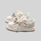 Damen Sneakers mit verspieltem Tiermotiv und innovativer Schnürung