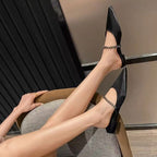 Damen Elegante und funkelnde Pumps mit spitzem Design und glamourösem Akzent R&B