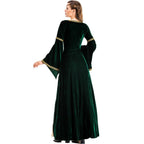 Damen historisches Märchenkleid mit langen Armen und dekorativer Schnürung R&B