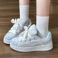 Damen Sportliche Sneaker mit verspieltem Design und rutschfester Sohle