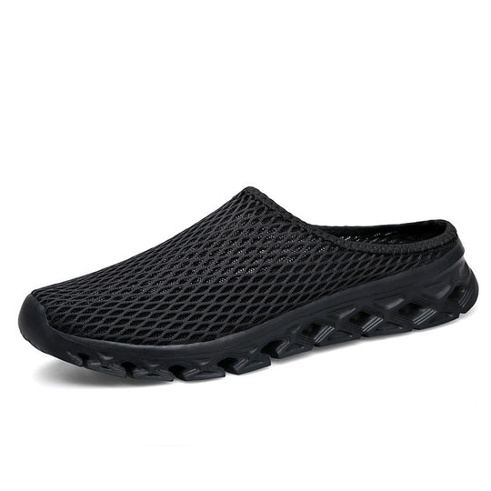 Unisex nan atmungsaktiver Mesh-Muleschuh mit flexibler Wabenlaufsohle und ergonomischem Fußbett R&B
