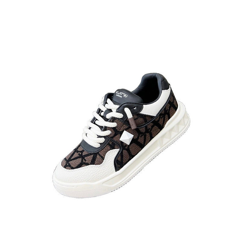 Damen Sportliche Sneakers mit trendigem Camouflage-Design und robustem Obermaterial R&B