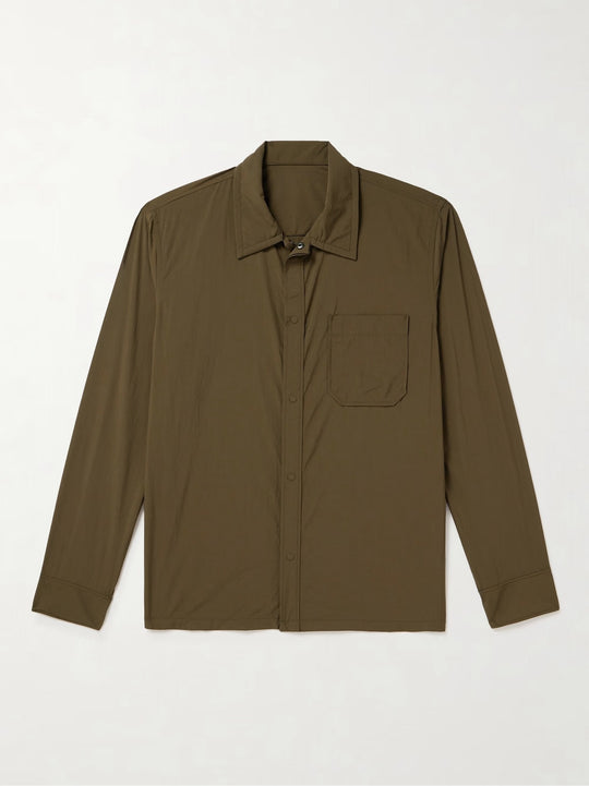 Damen modische Langarm-Hemdjacke mit Tasche R&B
