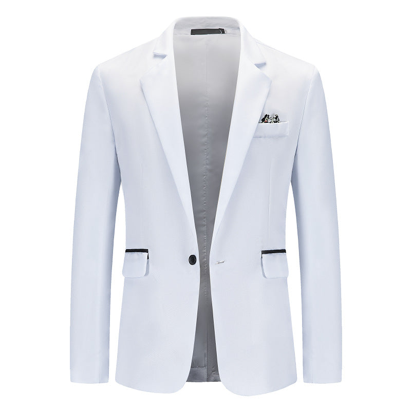 Herren Eleganter Anzugblazer mit feiner Struktur und modernem Schnitt R&B