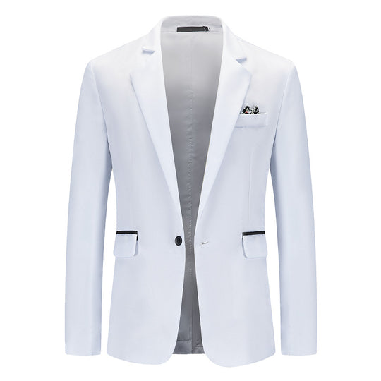 Herren Eleganter Anzugblazer mit feiner Struktur und modernem Schnitt R&B