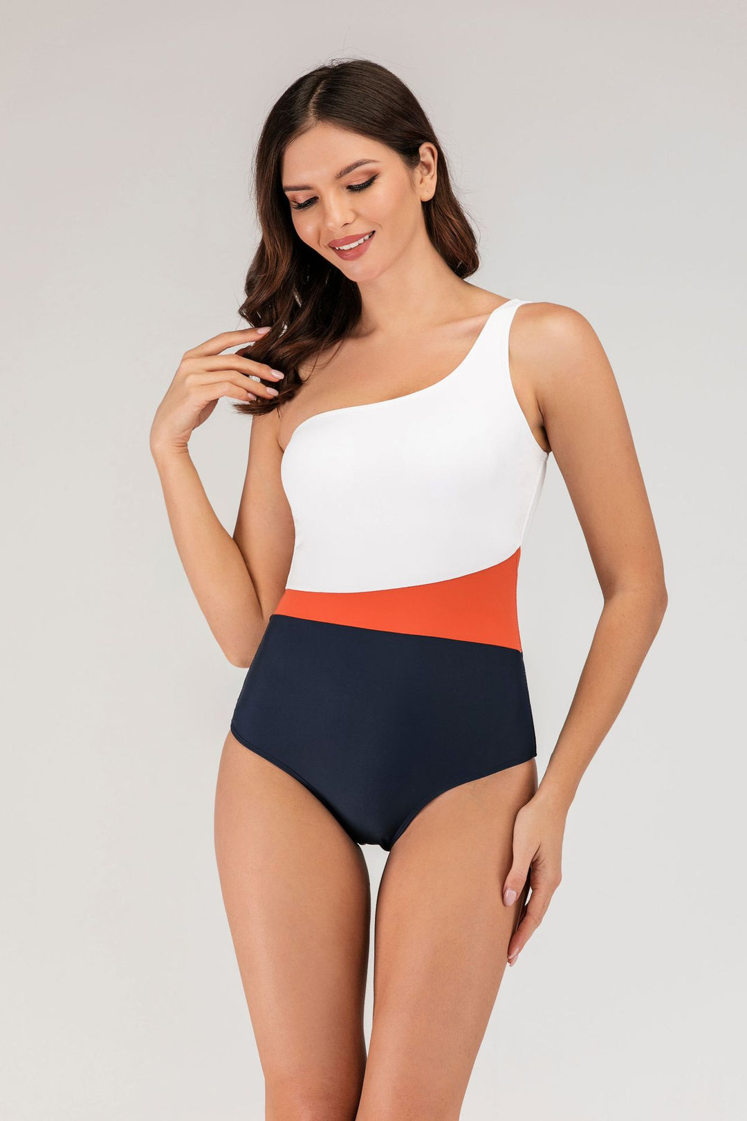 Damen Sportlicher Einteiler-Badeanzug mit hochwertigem Material R&B