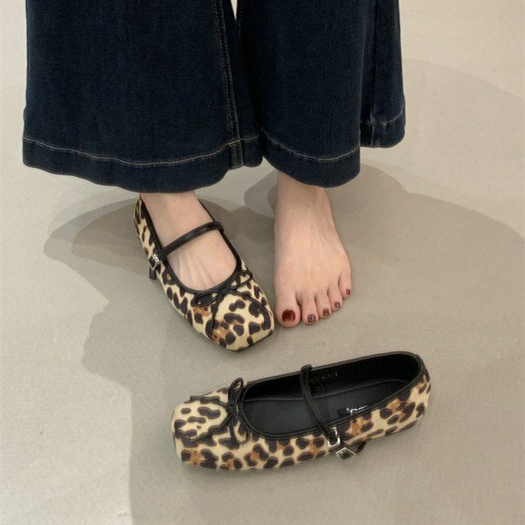 Damen Ballerinas mit modischem Riemchen und dekorativem Schleifendesign R&B