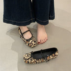 Damen Ballerinas mit modischem Riemchen und dekorativem Schleifendesign R&B