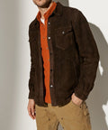 Herren Vegan lederjacke mit modernem Schnitt und praktischen Taschen