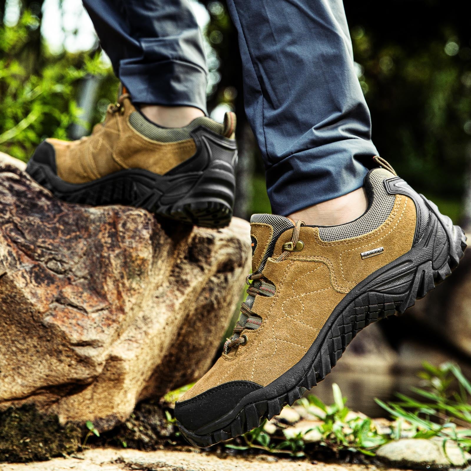 Herren Wanderschuhe mit hervorragendem Grip und wasserdichter Membran R&B